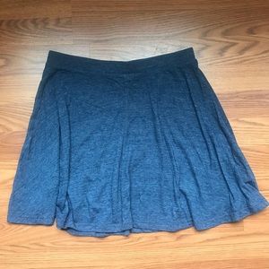 Express casual blue skater skirt - M